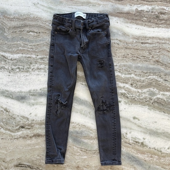 Abercrombie Kids Super Skinny Jeans Slim Size 7/8 Long - Picture 3 of 7